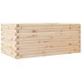 Jardinera de madera maciza de pino 110x60x46 cm de , Maceteros y jardineras - Ref: Foro24-3282459, Precio: 161,22 €, Descuent...