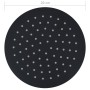 Cabezal de ducha efecto lluvia acero inox redondo negro 20 cm de vidaXL, Cabezales de ducha - Ref: Foro24-147690, Precio: 16,...