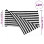 Red de privacidad HDPE gris antracita blanco 1,5x10 m 195 g/m² de , Sombrillas - Ref: Foro24-4003695, Precio: 32,95 €, Descue...