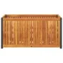 Jardinera de madera maciza de acacia y acero 85x45x44 cm de , Maceteros y jardineras - Ref: Foro24-367611, Precio: 111,86 €, ...