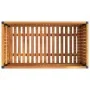 Jardinera de madera maciza de acacia y acero 85x45x44 cm de , Maceteros y jardineras - Ref: Foro24-367611, Precio: 111,86 €, ...