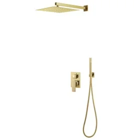 Goldenes Duschsystem aus Edelstahl 201 von vidaXL, Strahldüsen für Badewannen und Duschen - Ref: Foro24-147719, Preis: 179,82...