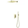 Sistema de ducha acero inoxidable 201 dorado de vidaXL, Boquillas de chorro para bañeras y duchas - Ref: Foro24-147719, Preci...