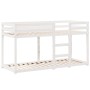 Cama litera con techo madera maciza de pino blanco 75x190 cm de , Camas y somieres - Ref: Foro24-3282090, Precio: 200,11 €, D...