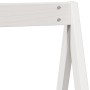 Cama litera con techo madera maciza de pino blanco 75x190 cm de , Camas y somieres - Ref: Foro24-3282090, Precio: 200,11 €, D...