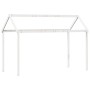 Cama alta con techo madera maciza de pino blanco 80x200 cm de , Camas y somieres - Ref: Foro24-3282136, Precio: 249,77 €, Des...