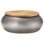 Mesa de centro madera maciza reciclada gris 68x68x30 cm de vidaXL, Mesas de centro - Ref: Foro24-323530, Precio: 104,67 €, De...