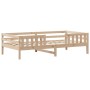 Estructura de cama con techo madera maciza de pino 80x200 cm de , Camas y somieres - Ref: Foro24-3282162, Precio: 158,85 €, D...