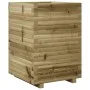 Jardinera de madera de pino impregnada 50x50x72 cm de , Maceteros y jardineras - Ref: Foro24-3282613, Precio: 168,12 €, Descu...