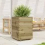 Jardinera de madera de pino impregnada 50x50x72 cm de , Maceteros y jardineras - Ref: Foro24-3282613, Precio: 168,12 €, Descu...