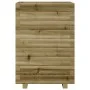 Jardinera de madera de pino impregnada 50x50x72 cm de , Maceteros y jardineras - Ref: Foro24-3282613, Precio: 168,12 €, Descu...