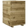 Jardinera de madera de pino impregnada 50x50x72 cm de , Maceteros y jardineras - Ref: Foro24-3282613, Precio: 173,19 €, Descu...