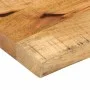 Tablero de mesa borde natural madera maciza mango 140x20x2,5 cm de , Tableros para mesas - Ref: Foro24-370327, Precio: 48,48 ...