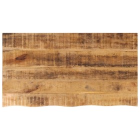 Tablero de mesa borde natural madera maciza mango 110x60x2,5 cm de , Tableros para mesas - Ref: Foro24-370359, Precio: 108,22...