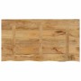Tablero de mesa borde natural madera maciza mango 110x60x2,5 cm de , Tableros para mesas - Ref: Foro24-370359, Precio: 108,22...