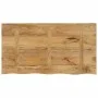 Tablero de mesa borde natural madera maciza mango 110x60x2,5 cm by , Table tops - Ref: Foro24-370359, Price: 108,25 €, Discou...