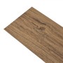 Lamas para suelo autoadhesivas PVC marrón nogal 5,02 m² 2 mm en Materiales de construcción | Comprar online en Foru.es
