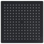Cabezal ducha efecto lluvia acero inox cuadrado negro 30x30 cm de vidaXL, Cabezales de ducha - Ref: Foro24-147697, Precio: 27...