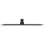 Cabezal ducha efecto lluvia acero inox cuadrado negro 30x30 cm de vidaXL, Cabezales de ducha - Ref: Foro24-147697, Precio: 27...