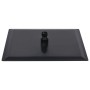 Cabezal ducha efecto lluvia acero inox cuadrado negro 30x30 cm de vidaXL, Cabezales de ducha - Ref: Foro24-147697, Precio: 27...