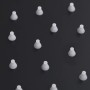 Cabezal ducha efecto lluvia acero inox cuadrado negro 30x30 cm de vidaXL, Cabezales de ducha - Ref: Foro24-147697, Precio: 27...