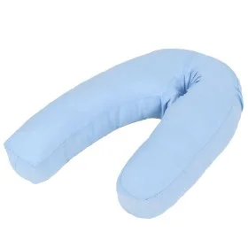 J-shaped pregnancy pillow 54x(36-43) cm blue by , Nursing pillows - Ref: Foro24-132975, Price: 19,97 €, Discount: %