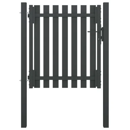 Graue Anthrazit-Stahlgitter-Gartentür 1x1,25 m von , Gartentore - Ref: Foro24-146327, Preis: 174,74 €, Rabatt: %