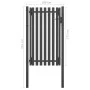 Graue Anthrazit-Stahlgitter-Gartentür 1x2,25 cm von , Gartentore - Ref: Foro24-146331, Preis: 265,95 €, Rabatt: %