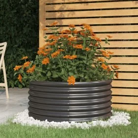 Jardinera acero con recubrimiento polvo antracita 80x80x36 cm de , Maceteros y jardineras - Ref: Foro24-318856, Precio: 50,71...