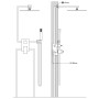 Sistema de ducha acero inoxidable 201 plateado de vidaXL, Boquillas de chorro para bañeras y duchas - Ref: Foro24-147720, Pre...