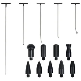 Juego de reparación de abolladuras 5 piezas acero inoxidable de , Herramientas de mano - Ref: Foro24-210592, Precio: 74,14 €,...