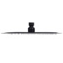 Cabezal de ducha efecto lluvia acero inox redondo negro 25 cm de vidaXL, Cabezales de ducha - Ref: Foro24-147691, Precio: 22,...