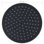 Cabezal de ducha efecto lluvia acero inox redondo negro 25 cm de vidaXL, Cabezales de ducha - Ref: Foro24-147691, Precio: 22,...