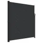 Toldo lateral retráctil negro 220x500 cm de , Sombrillas - Ref: Foro24-4004474, Precio: 133,15 €, Descuento: %