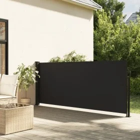 Toldo lateral retráctil negro 140x600 cm de , Sombrillas - Ref: Foro24-4004504, Precio: 86,87 €, Descuento: %