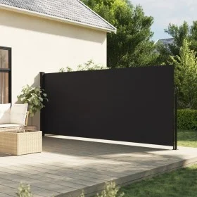 Seitlicher ausziehbarer schwarzer Markisenstoff 160x600 cm. von , Sonnenschirme - Ref: Foro24-4004519, Preis: 90,93 €, Rabatt: %