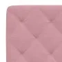 Bed frame with LED lights pink velvet 90x200 cm by , Beds and slatted bases - Ref: Foro24-3213836, Price: 167,56 €, Discount: %