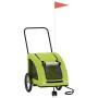 Remolque de bicicleta mascotas hierro tela Oxford verde de , Cochecitos para mascotas - Ref: Foro24-93983, Precio: 114,26 €, ...