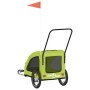 Remolque de bicicleta mascotas hierro tela Oxford verde de , Cochecitos para mascotas - Ref: Foro24-93983, Precio: 114,26 €, ...