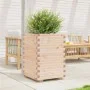 Jardinera de madera maciza de pino 50x50x72 cm de , Maceteros y jardineras - Ref: Foro24-3282609, Precio: 154,12 €, Descuento: %