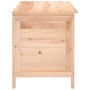 Baúl para cojines de jardín madera maciza abeto 99x50x56,5 cm de , Cajas de almacenaje para exteriores - Ref: Foro24-364752, ...