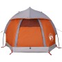 Tienda de campaña iglú para 1 persona impermeable gris naranja de , Tiendas de campaña - Ref: Foro24-94790, Precio: 45,15 €, ...