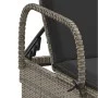 Lounger with wheels and gray synthetic rattan cushion by , Loungers - Ref: Foro24-368310, Price: 172,13 €, Discount: %