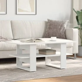 Mesa de centro madera de ingeniería blanco 102x55x42 cm de , Mesas de centro - Ref: Foro24-823261, Precio: 57,91 €, Descuento: %
