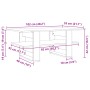 Mesa de centro madera de ingeniería blanco 102x55x42 cm de , Mesas de centro - Ref: Foro24-823261, Precio: 58,55 €, Descuento: %