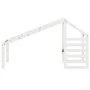 Solid white pine wood children's bed canopy 198x97x113 cm by , Accessories for beds and slatted bases - Ref: Foro24-846877, P...