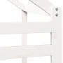 Solid white pine wood children's bed canopy 198x97x113 cm by , Accessories for beds and slatted bases - Ref: Foro24-846877, P...