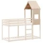 Techo de cama infantil madera maciza pino 55x84x132 cm de , Accesorios para camas y somieres - Ref: Foro24-846894, Precio: 76...