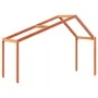 Solid wood brown children's bed canopy 213x85.5x144.5 cm by , Accessories for beds and slatted bases - Ref: Foro24-846939, Pr...