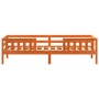 Estructura de cama madera maciza pino marrón cera 100x200 cm de , Camas y somieres - Ref: Foro24-846972, Precio: 126,67 €, De...